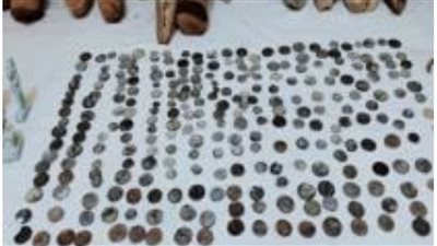 ضبط 360 قطعة أثرية ومومياوات بحوزة شخصين في المنيا