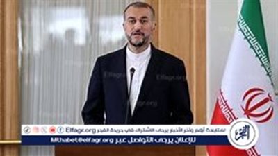 وزير الخارجية الإيراني: لن نتخلى عن حقنا في الرد على الاعتداء الإسرائيلي