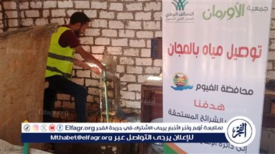 تركيب 250 وصلة مياه مجانية للأسر الأولى بالرعاية بالفيوم