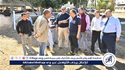 محافظ أسيوط يتفقد محطة الثروة الحيوانية بقرية الحمام بمركز أبنوب 