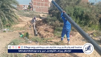 رئيس مياه القناة: الانتهاء من أصلاح الخط الرئيسي المغذي لقرى شرق البحيرات