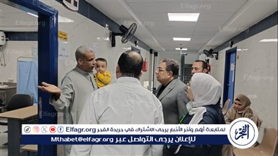 محافظ الدقهلية في الوحدة الصحية بكفر الجنينة بلا ترتيبات أو إعلان