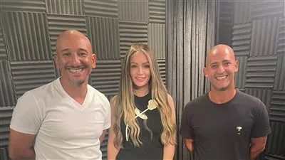 خالد منصور وشادي الفونس ونجوم فيلم دراكو رع ضيوف شيرين سليمان في سبوت لايت