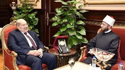 رئيس مجلس الشيوخ يستقبل وزير الأوقاف
