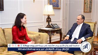 وزير الخارجية يستقبل نائبة وزير خارجية فيتنام (صور)