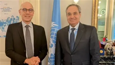 مندوب مصر الدائم في جنيف يلتقي المفوض السامي لحقوق الإنسان