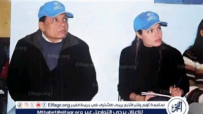حقيقة صورة عادل إمام مع أنجلينا جولي 