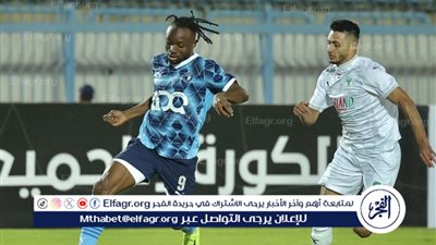 المصري يتعادل سلبيا مع بيراميدز بالشوط الأول بالدوري