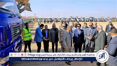 محافظ سوهاج يتفقد اصطفاف المعدات لمراكز جرجا والبلينا ودار السلام