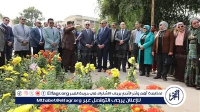محافظ المنيا ورئيس الجامعة يفتتحان مشروعات زراعية نموذجية لتحسين وزيادة الإنتاج والاستقامة البيئيه