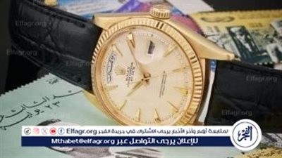 عاجل - ساعة جمال عبد الناصر للبيع في مزاد وسعرها يصل لـ60 ألف دولار