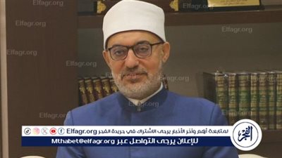 المفتي يثمن الموقف المصري الرافض لتهجير الشعب الفلسطيني ودعم القضية