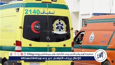 مصرع مواطن وإصابة 5 آخرين في حادث انقلاب ميكروباص بالفيوم 