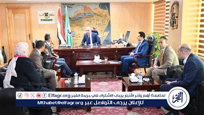 محافظ الفيوم يلتقي وفد المجلس القومي لحقوق الإنسان