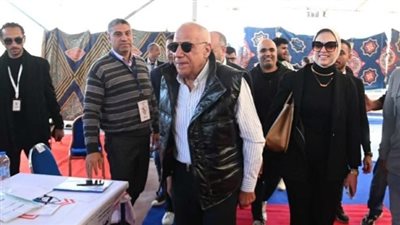 رئيس الزمالك حسين لبيب يتفقد الجمعية العمومية للقلعة البيضاء 