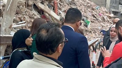 النيابة الإدارية تعاين عقار الوايلي المنهار 