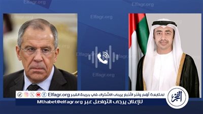 عبد الله بن زايد يبحث مع وزير خارجية روسيا التطورات في سوريا