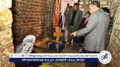 محافظ أسيوط يتفقد ورش لصناعة منتجات من نبات الحلفا بقرية بنى طالب بمركز الفتح