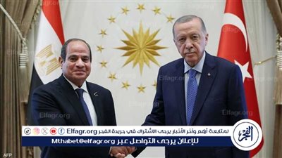 عاجل - الرئيس السيسي وأردوغان يؤكدان ضرورة مواصلة تعزيز التعاون الثنائي بشتى المجالات