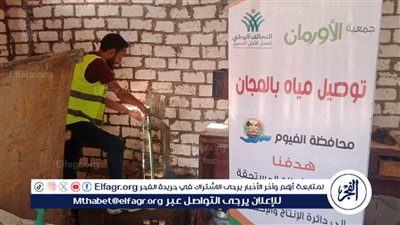 9661 وصلة مياه شرب نقية للأسر الأكثر احتياجًا بالفيوم