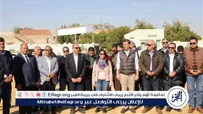 محافظ المنيا يستقبل وزراء التخطيط والزراعة والري