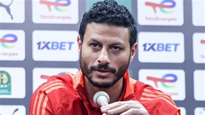 الشناوي..خلال المؤتمر الصحفي لمباراة الأهلي وشباب بلوزداد الأهلي يحتاج إلى معد نفسي 