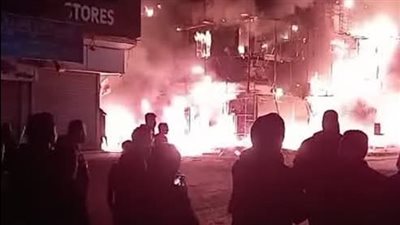 دون إصابات.. الاستماع لأقوال شهود العيان بحريق مطعم تفويله بشارع فيصل