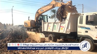 محافظ أسيوط: رفع 130 طن بطريق ترعة مجريس بمركز صدفا