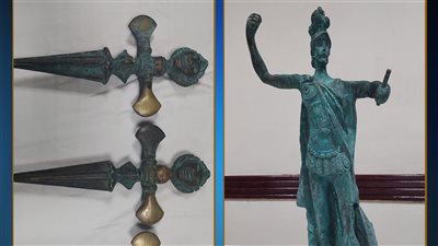 «عن طريق الغطس»... شابين يستخرجان 448 قطعة أثرية من الإسكندرية بهدف التجارة 