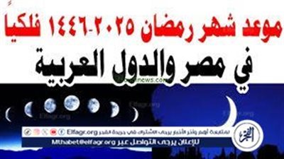 أدعية استقبال شهر رمضان 2025 وموعد بدايته وفق الحسابات الفلكية