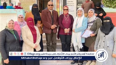 وكيل تعليم مطروح تتفقد المعرض الفني لأنشطة الاقتصاد المنزلي بمدرسة زاهر جلال