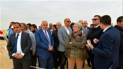 وزيرا البيئة والإسكان يتفقدان موقع مشروع تدوير مخلفات البناء والهدم ونواتج الحفر 