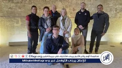 إقبال سياحي كبير على المناطق الأثرية واستقبال وفد ألماني وهولندى بمنطقة بني حسن 