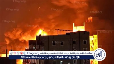 عاجل.. حريق هائل بمخزن للكاوتش والبلاستيك في الغربية 