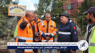 جولة تفقدية لرئيس شركة الصرف الصحي لمتابعة أعمال الشركة أثناء الأمطار