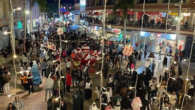 احتفالات الكريسماس في جرين بلازا بالإسكندرية تجمع المئات في أجواء مبهجة