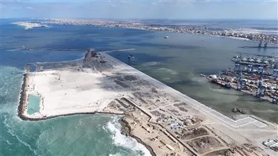 أحدث تصوير جوي لمشروع محطة تحيا مصر 2 متعددة الأغراض بميناء الدخيلة 