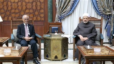 شيخ الأزهر يستقبل وزير الشؤون الإسلامية السنغافوري