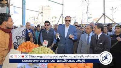 محافظ سوهاج يفتتح سوق اليوم الواحد بمدينة طما