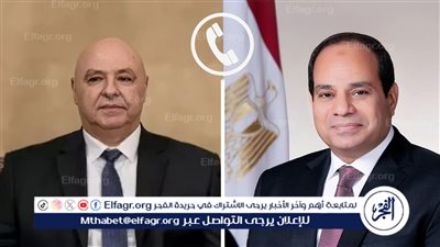 عاجل| السيسي يُهني جوزيف عون بعد انتخابه رئيسًا للبنان 