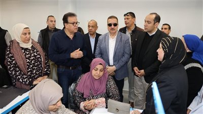 نائب رئيس مجلس الوزراء وزير الصحة ومحافظ المنوفية يتفقدان وحدة «صحة سبك الأحد»
