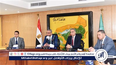 محافظ الفيوم: لدينا غرفة تجارية وتجار وطنيين لا يتوانون لحظة في دعم وخدمة المحافظة