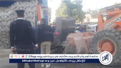 حملة مكبرة لازاله الاشغالات والباعة الجائلين بمدينة العلمين