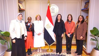 وزيرة التضامن تبحث تعزيز التعاون مع معهد الصحة الأمريكي لدعم المرأة والأسرة