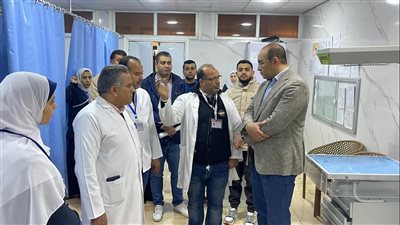 وكيل صحة الدقهلية في مرور مفاجىء لمستشفي 