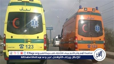 إصابة 6 أشخاص في انقلاب سيارة ربع نقل بالفيوم 