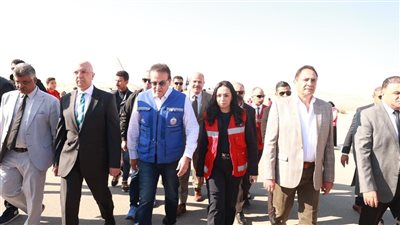 نائب رئيس الوزراء وزير الصحة ووزيرة التضامن يبدآن زيارة تفقدية لمحافظة شمال سيناء