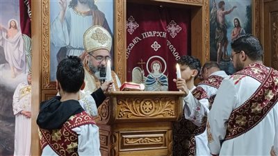 شاهد بالصور...قداس عيد الغطاس المجيد بكنيسة الأنبا بيشوي ببورسعيد