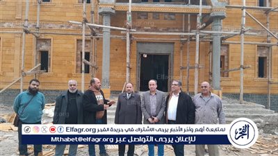 نائب رئيس جامعة الأزهر يتفقد التشطيبات الجارية بالمسجد الجديد بميدان أسماء الله الحسنى 