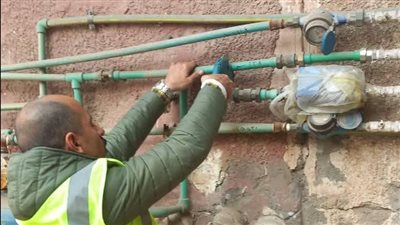 تركيب 50 وصلة مياه مجانية للأسر الأولى بالرعاية فى الشرقية